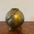 Brass vase by Carl Einar Borgström