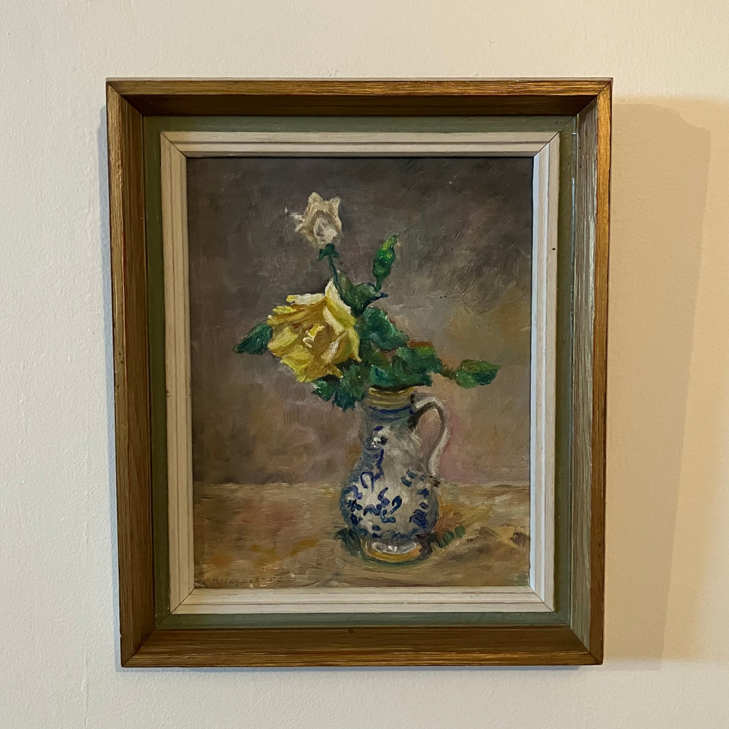 Still life with flowers by unknown artist
