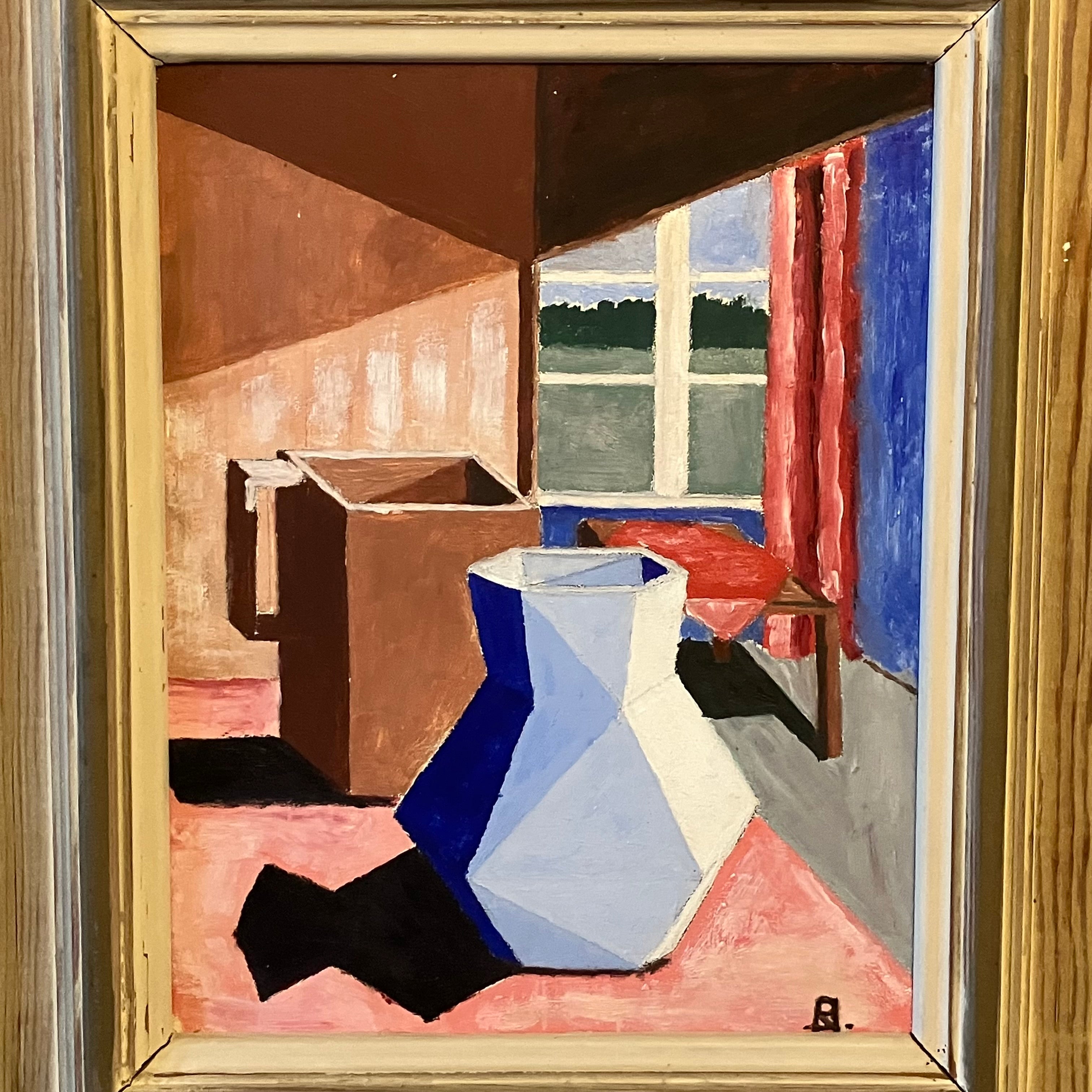 Cubistic still life by unknown artist