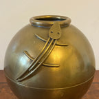 Brass vase by Carl Einar Borgström