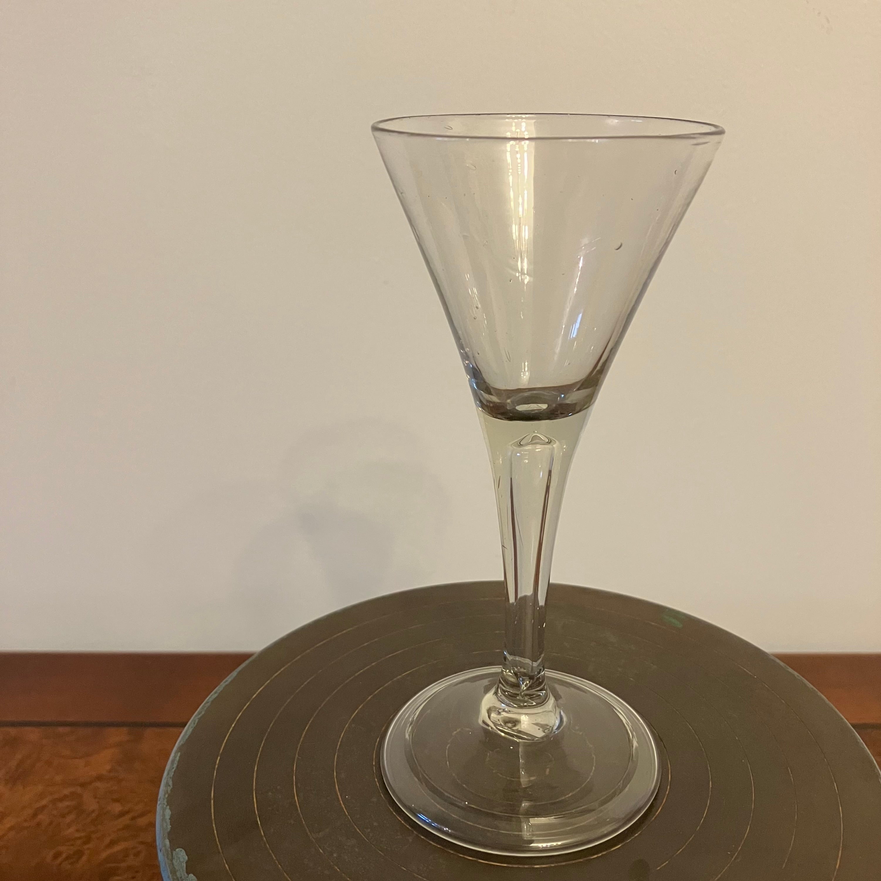 Antique wine glass
