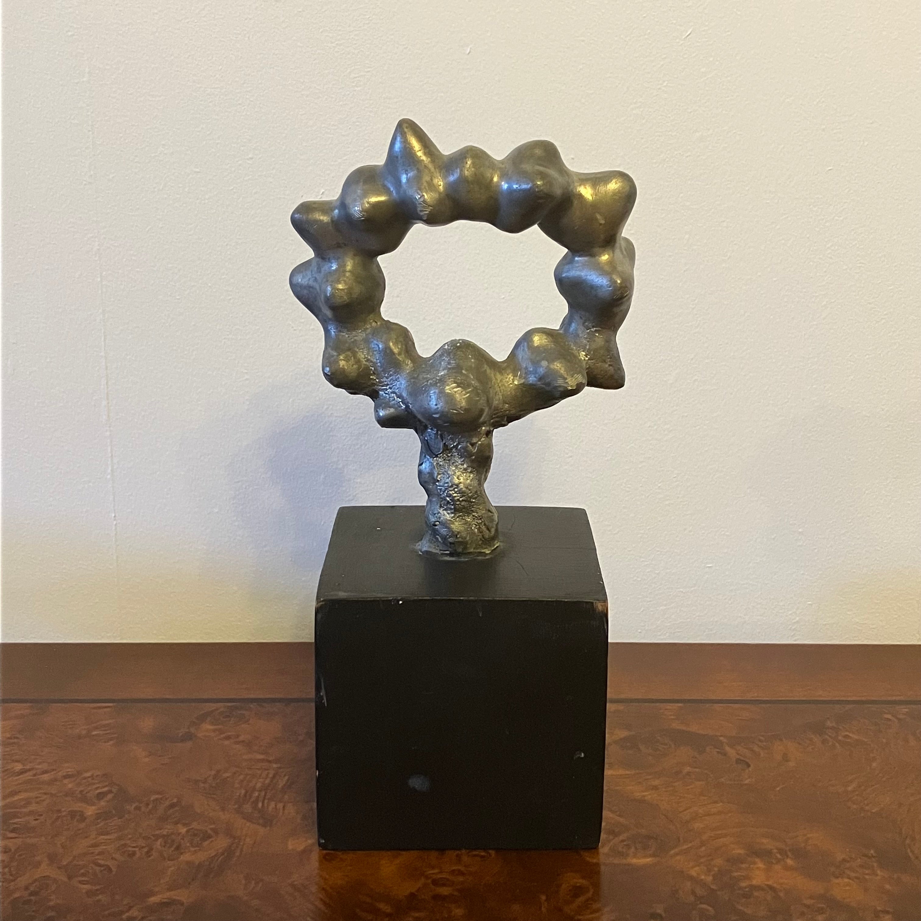 Abstract sculpture by unknown artist