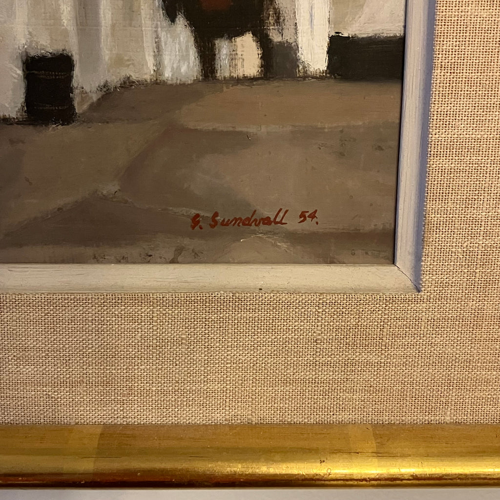 Oilpainting by Gösta Sundvall