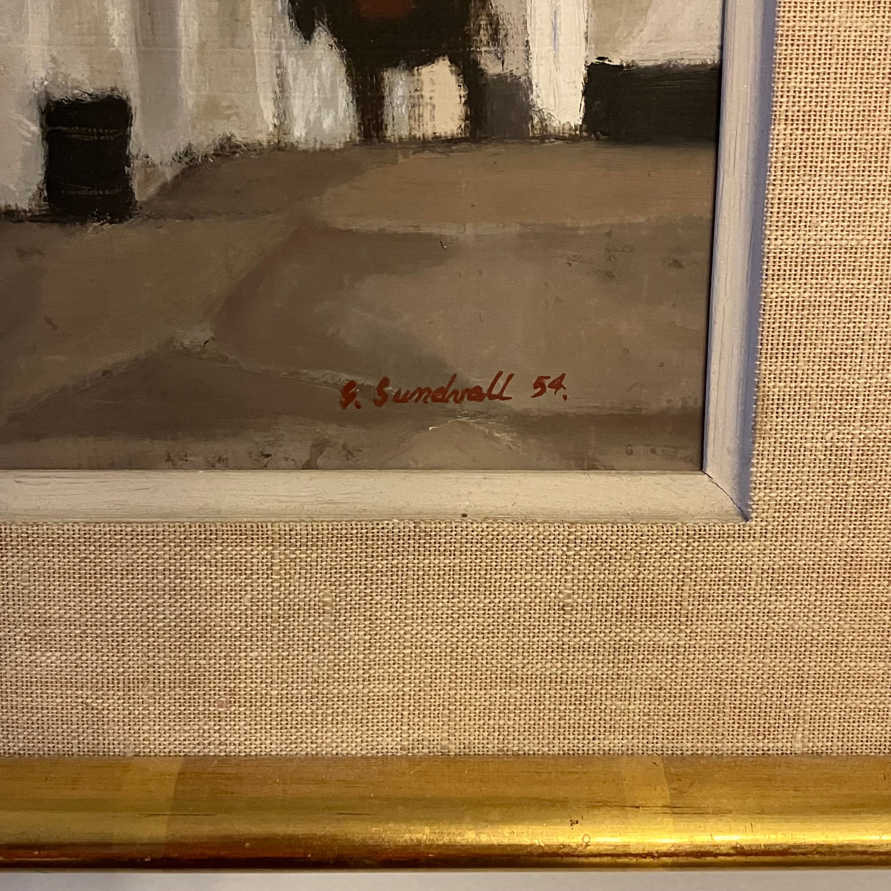 Oilpainting by Gösta Sundvall