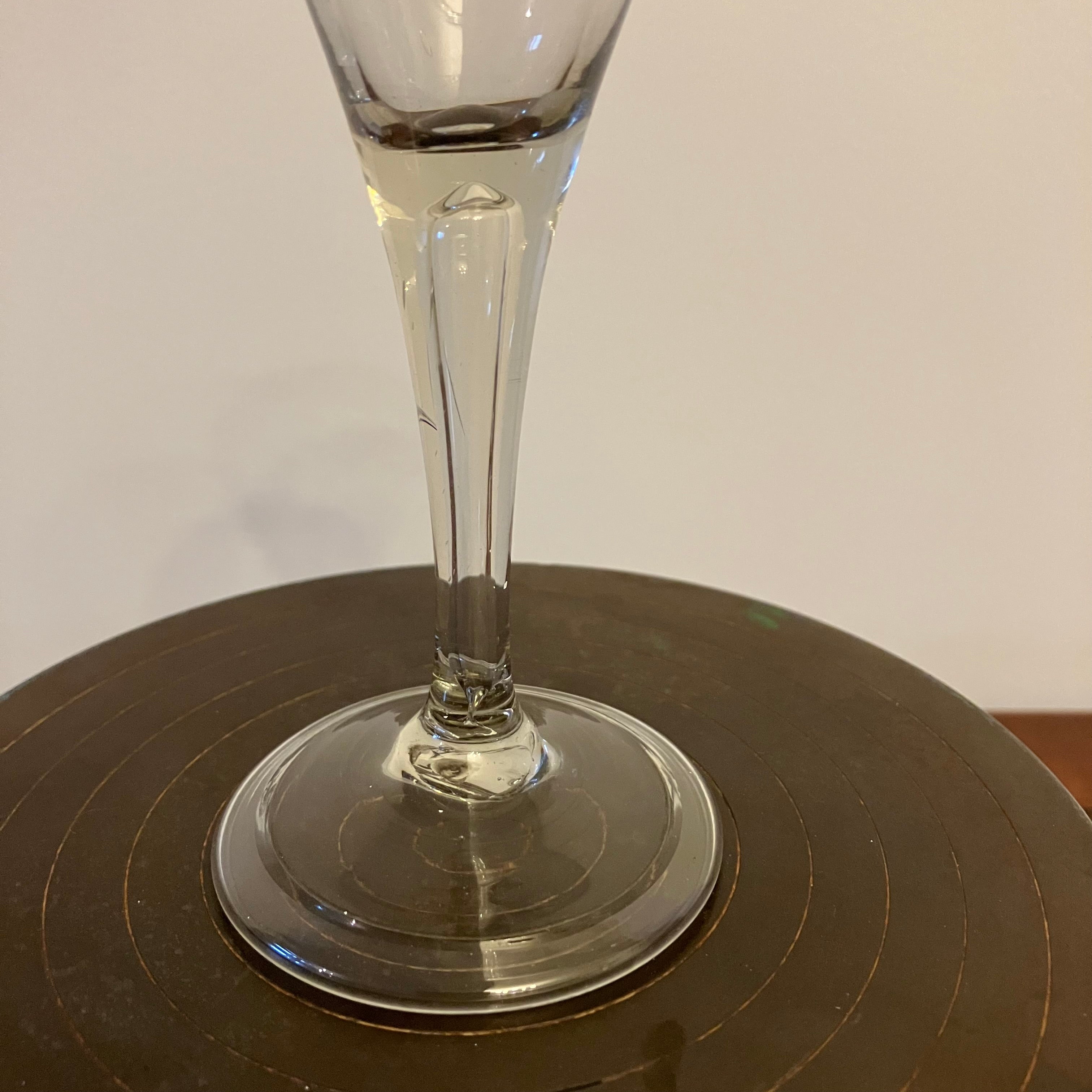 Antique wine glass