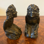 Decor elements i patinated metal