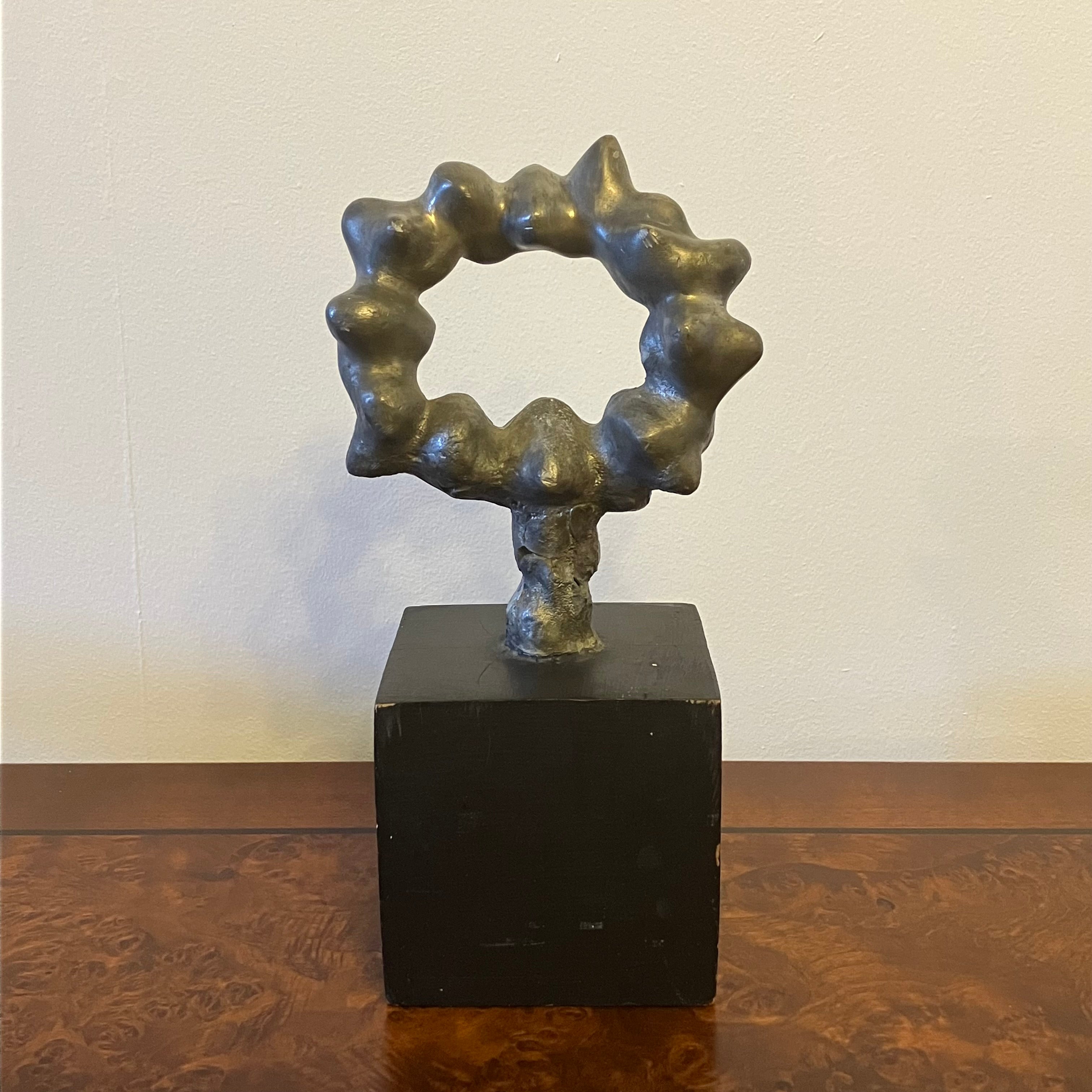 Abstract sculpture by unknown artist