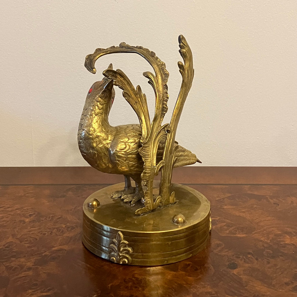 19 th century sculpture in gilt brass