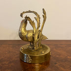 19 th century sculpture in gilt brass