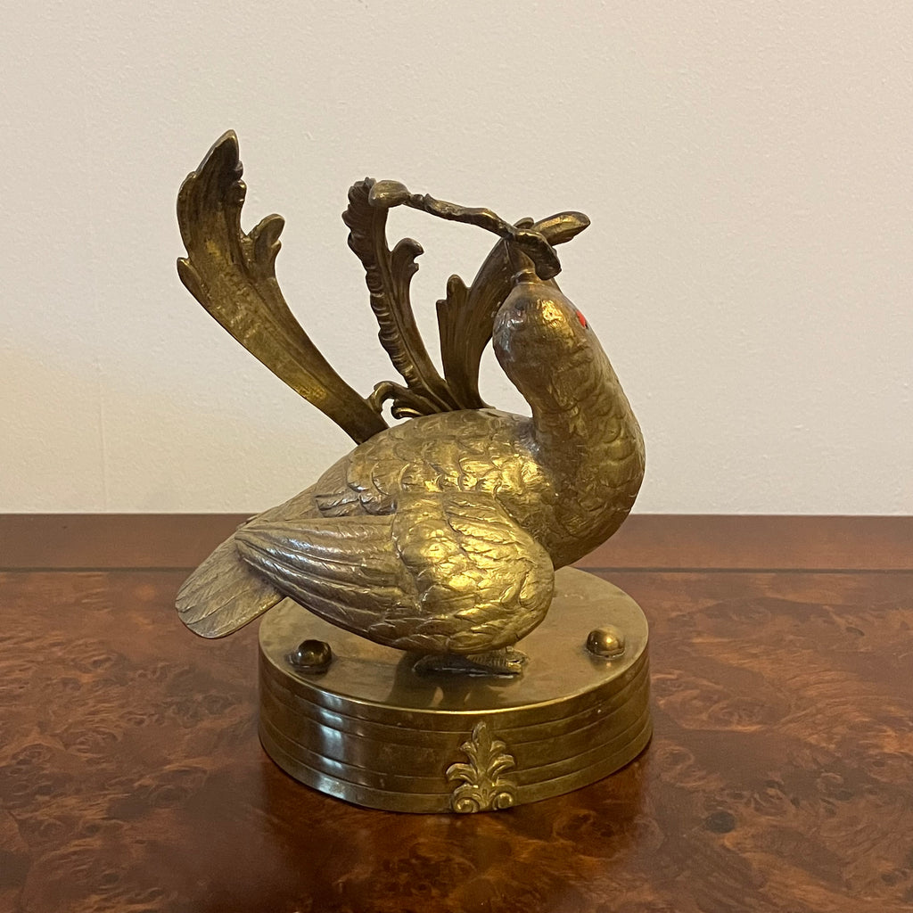 19 th century sculpture in gilt brass