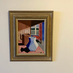 Cubistic still life by unknown artist