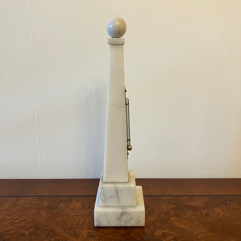 Antique marble desk thermometer