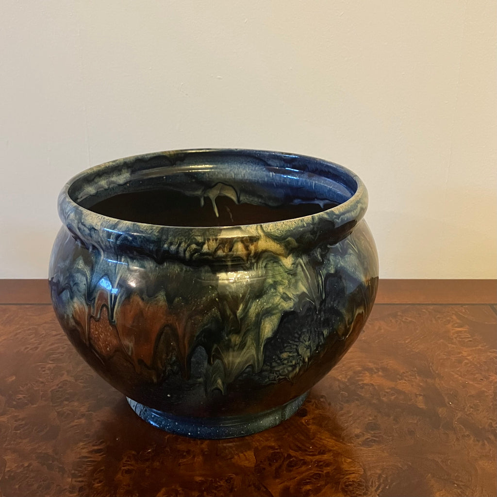 Large glazed pot from Upsala Ekeby
