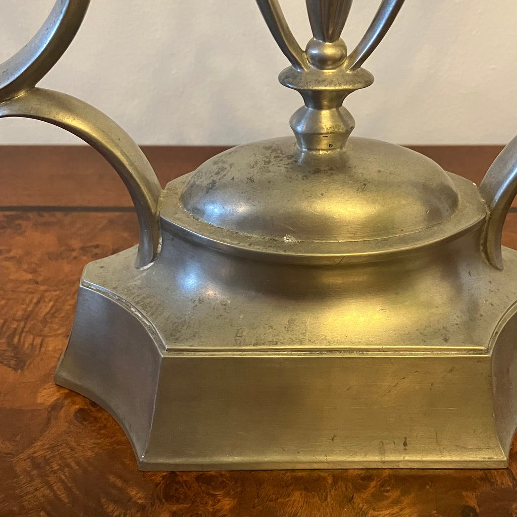 Pewter candelabra from Just Andersen