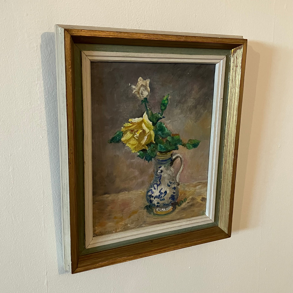 Still life with flowers by unknown artist