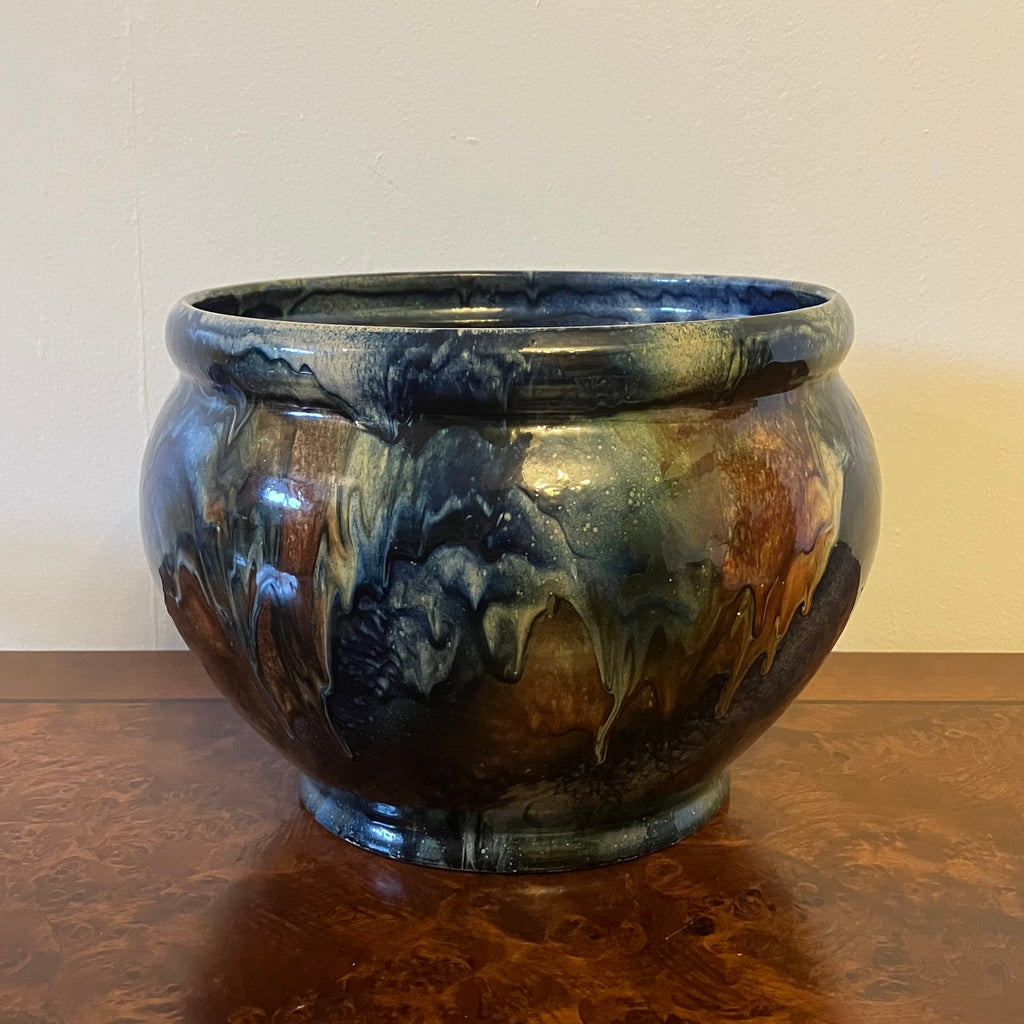 Large glazed pot from Upsala Ekeby
