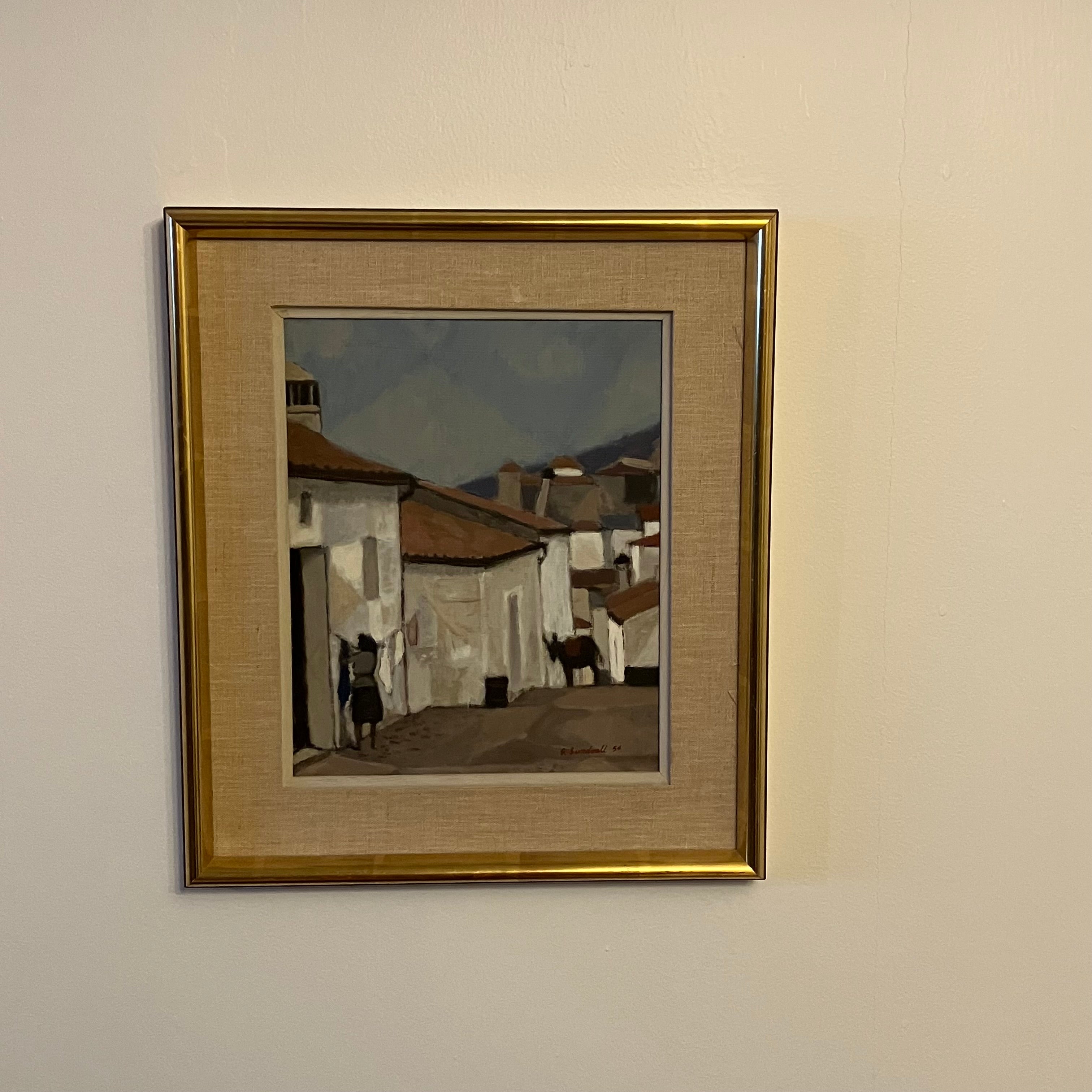 Oilpainting by Gösta Sundvall