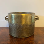 Art nouveau brass jardiniere