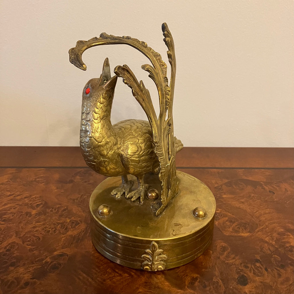 19 th century sculpture in gilt brass