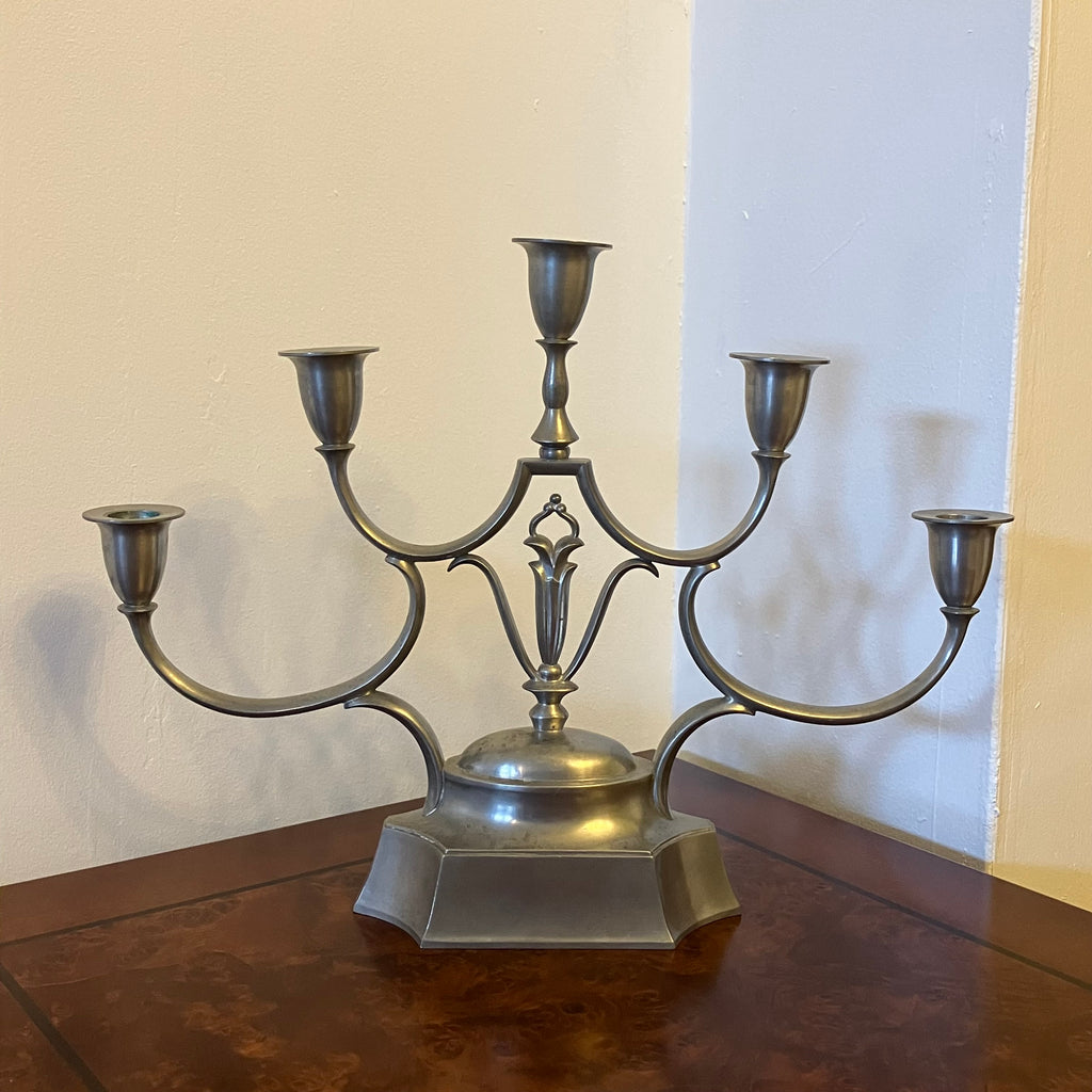 Pewter candelabra from Just Andersen