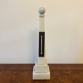 Antique marble desk thermometer