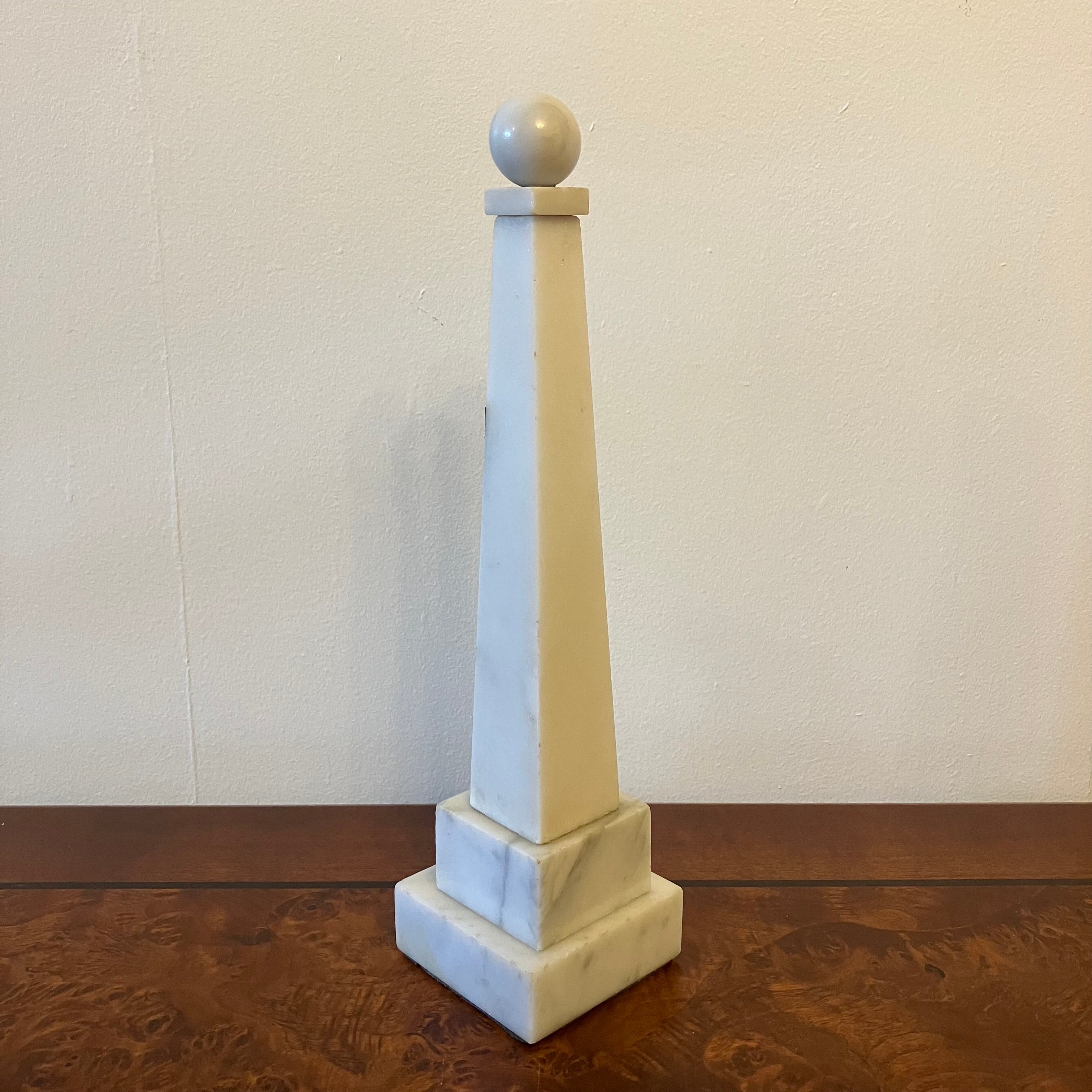 Antique marble desk thermometer