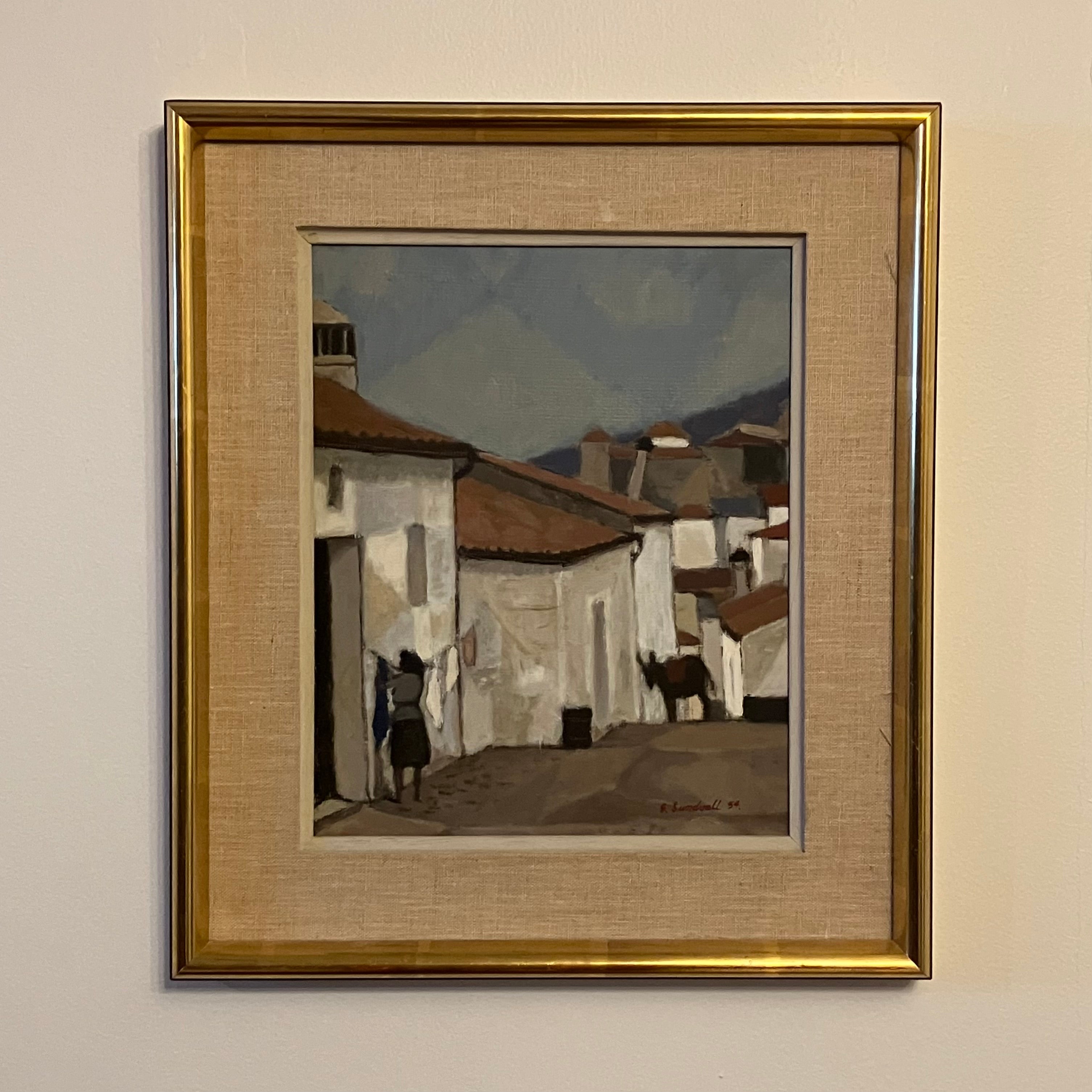 Oilpainting by Gösta Sundvall