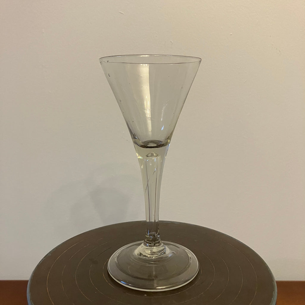 Antique wine glass