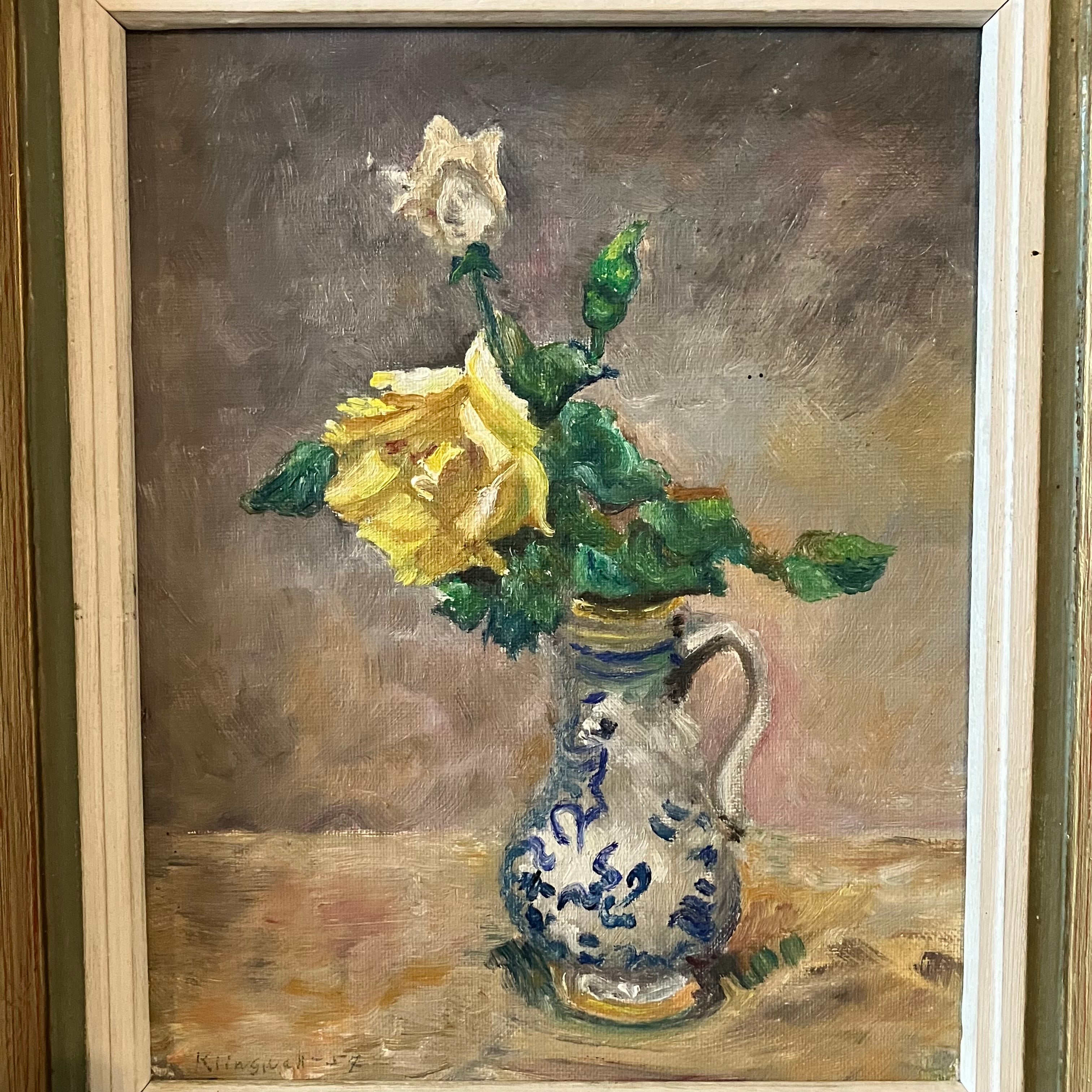 Still life with flowers by unknown artist
