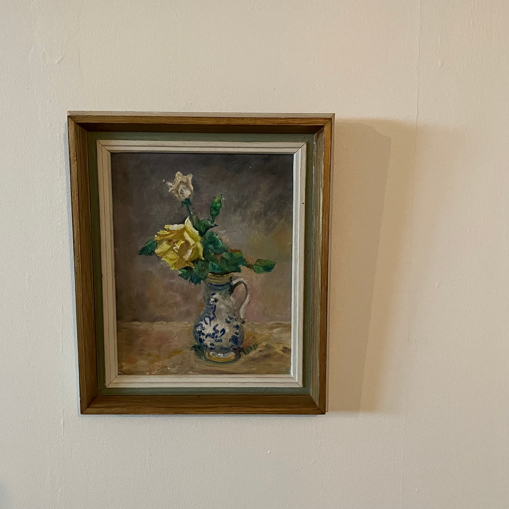 Still life with flowers by unknown artist
