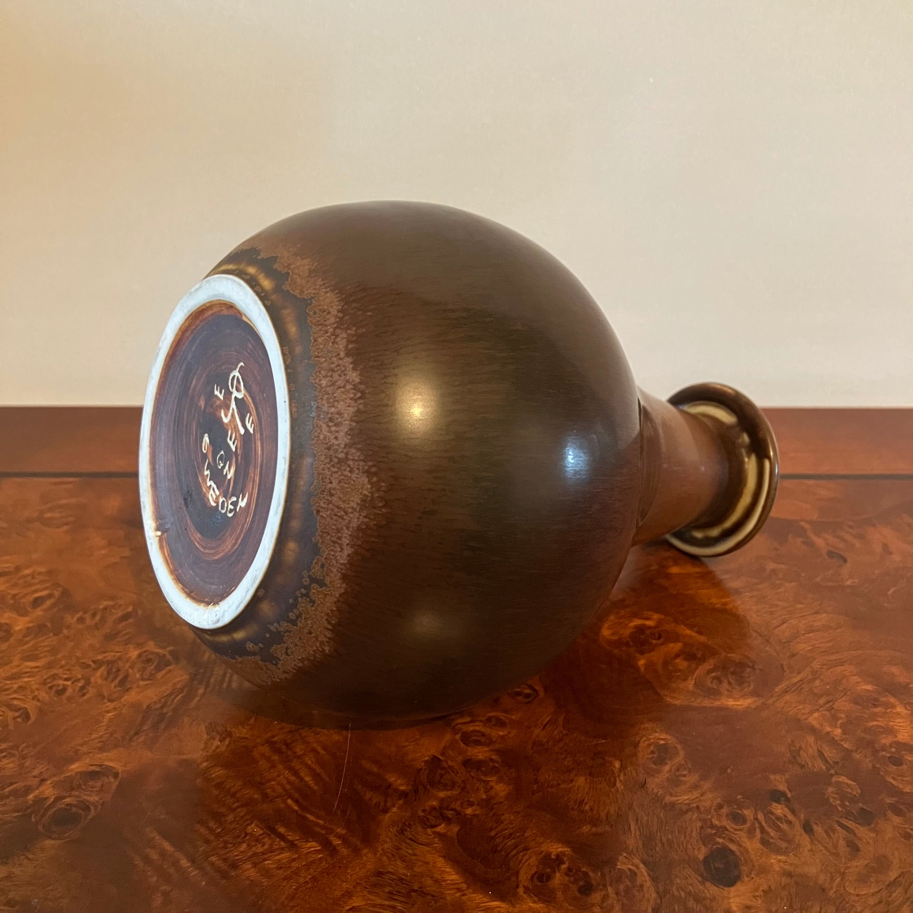 Stoneware vase by Gunnar Nylund