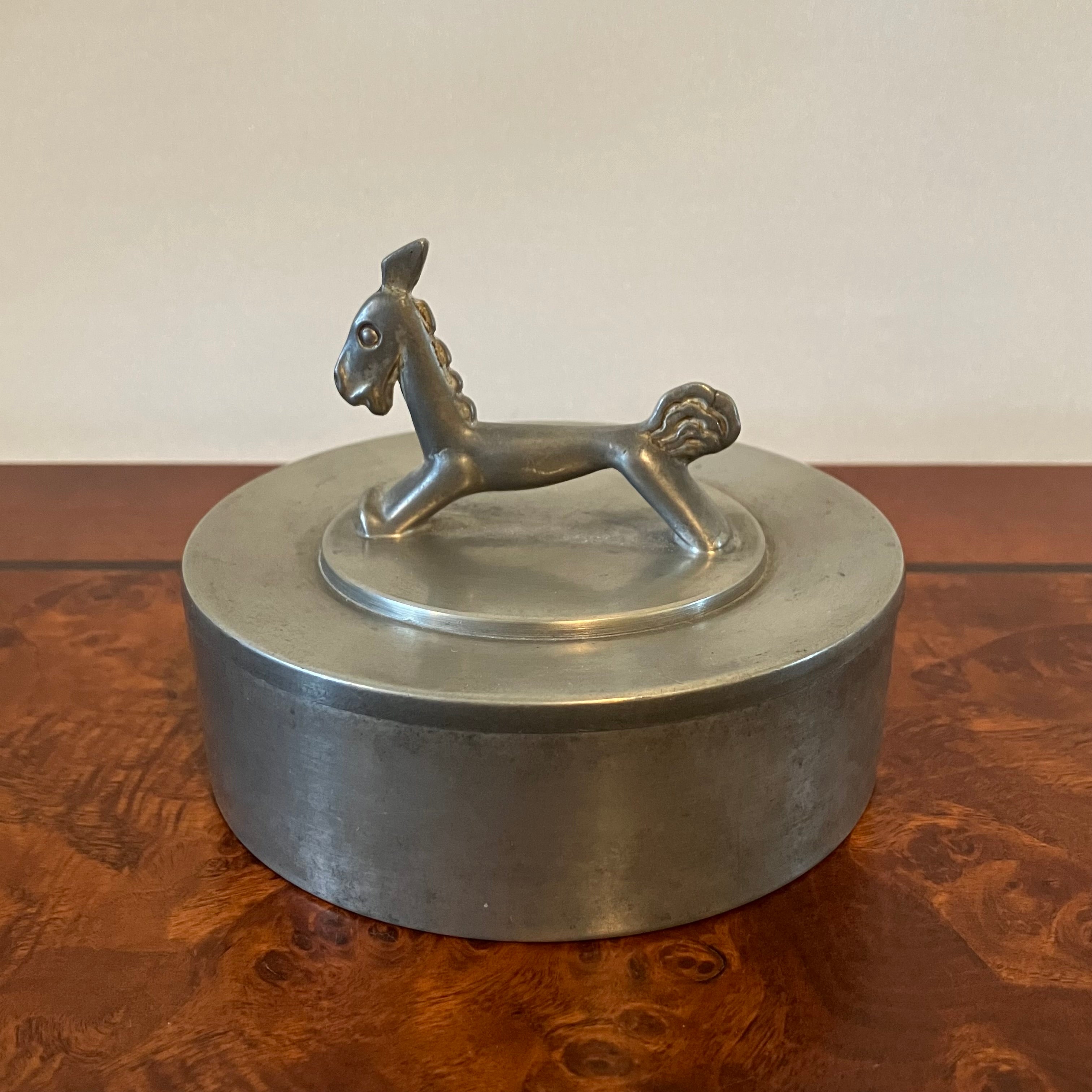 Art deco Pewter Box - C.G. Hallberg