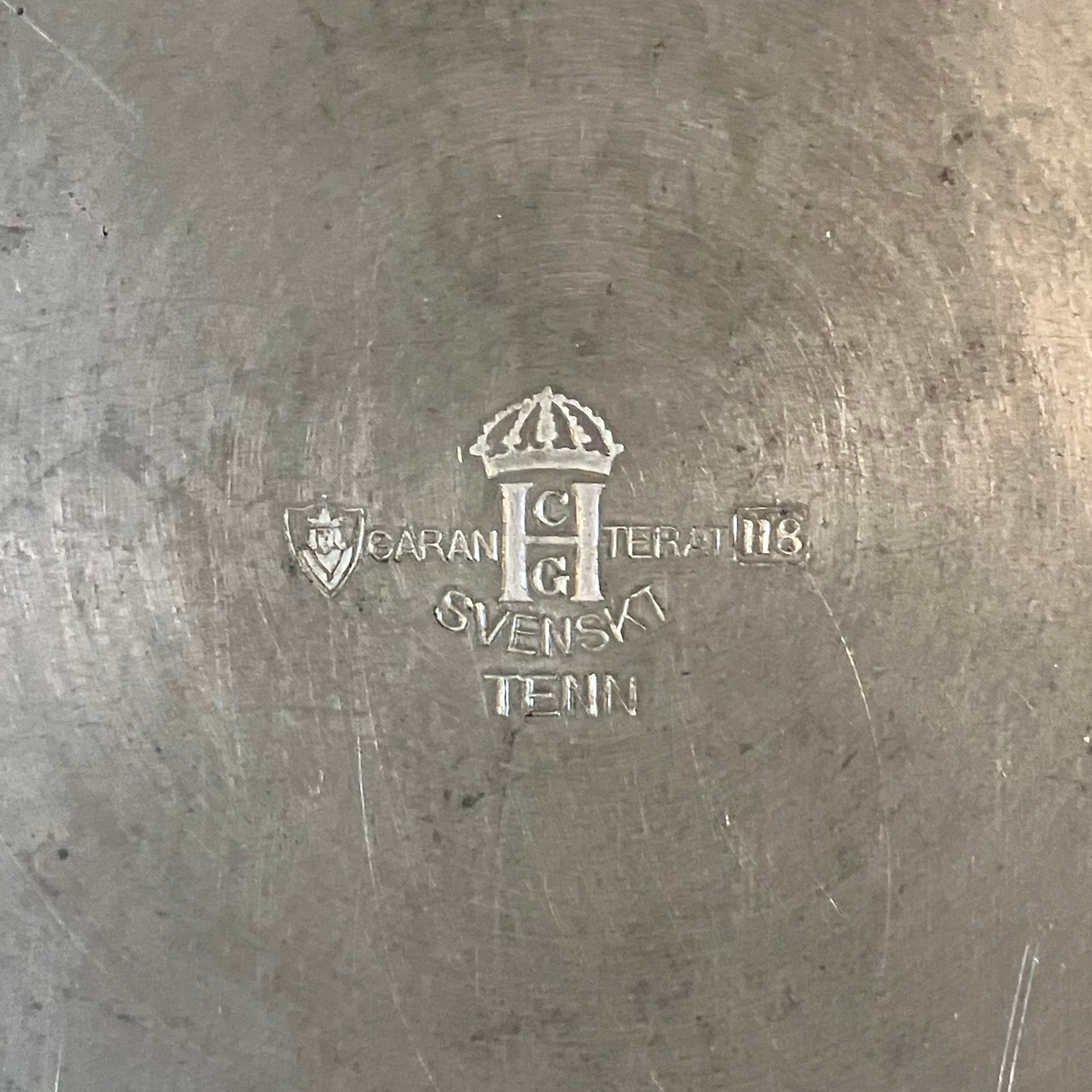Art deco Pewter Box - C.G. Hallberg